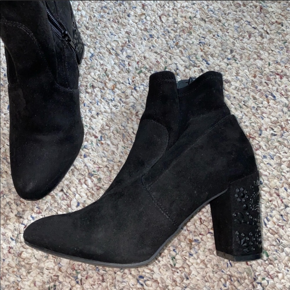 STEVE MADDEN Jewel Heel Sock Boots